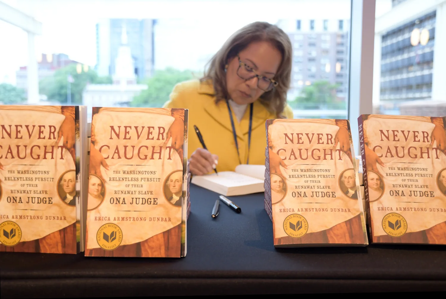 Erica Armstrong Dunbar Signs Never Caught