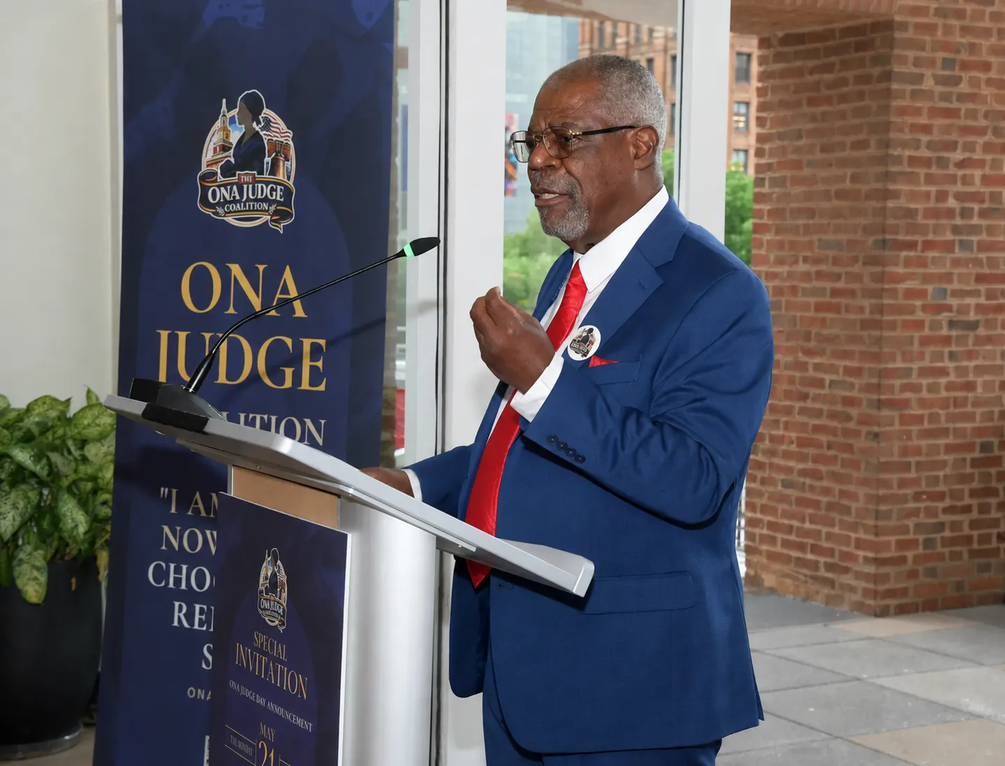 Carl E. Singley on Ona Judge Day
